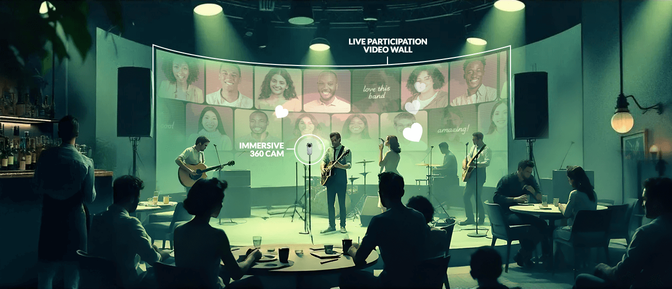 video wall event