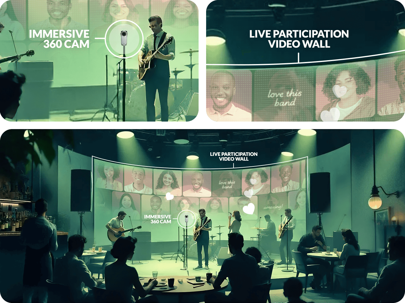 video wall event